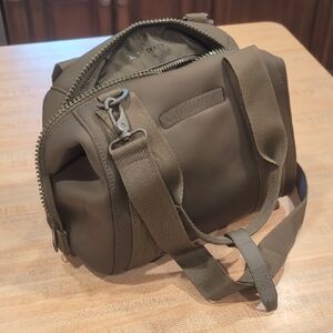 Dagne Dover Olive Crossbody Duffel Bag